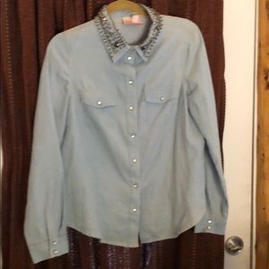 Romeo and Juliet embellished shirt